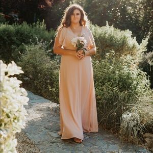 Lulus Blush Bridesmaids Dress (Size XL)